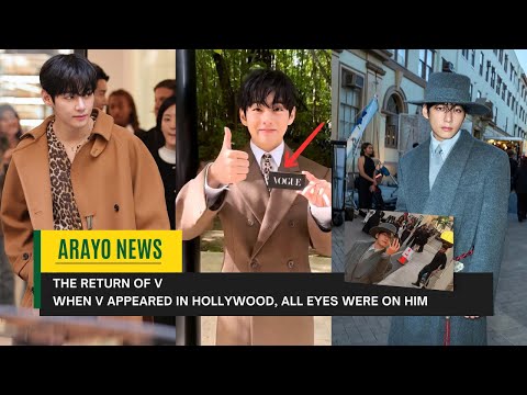 Видео: АРМИЯ в восторге! Когда Ви появился в Голливуде, все взгляды были прикованы к нему