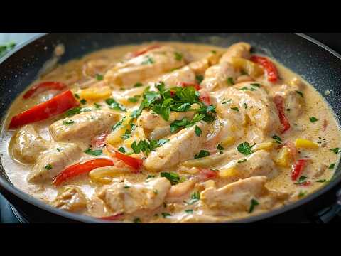 Видео: Я никогда не пробовал курицу в таком вкусном соусе! Питательный ужин за 15 минут!