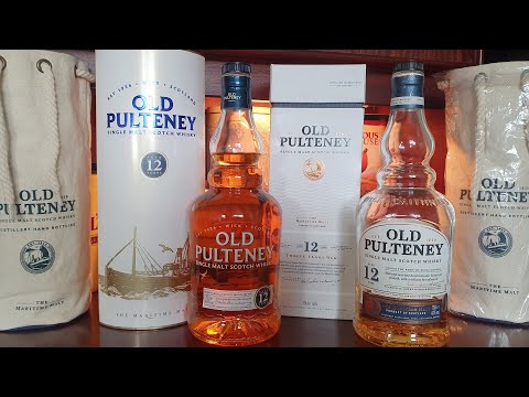 Видео: Дегустация и сравнение виски Old Pulteney 12 Y.O. 40% ABV разных лет бутылирования.