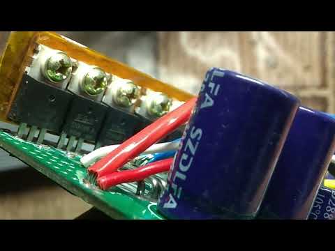 Видео: BLDC контроллер 48 V-72 V 2000W 60A. bldc motor controller