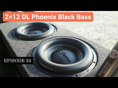 Видео: 2×12 DL Phoenix Black Bass. Первый замер на обкатке. Сабы разбирают Купе. EPISODE 33