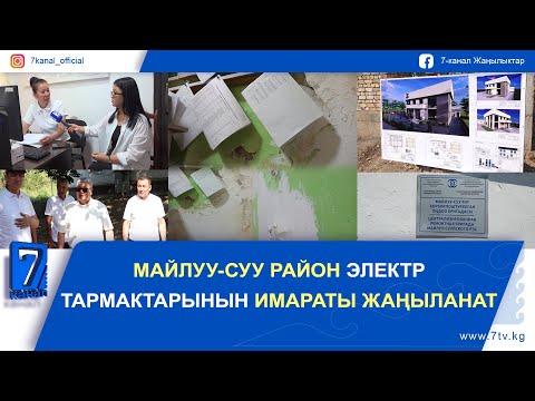 Видео: МАЙЛУУ-СУУ РАЙОН ЭЛЕКТР ТАРМАКТАРЫНЫН ИМАРАТЫ ЖАҢЫЛАНАТ