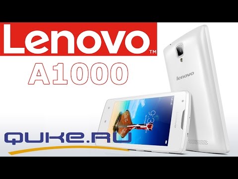 Видео: Обзор Lenovo A1000 ◄ Quke.ru ►