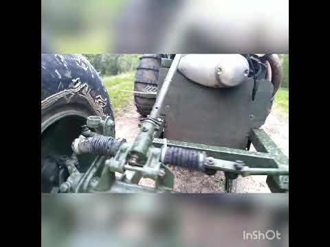 Видео: #самодельныйкаракат #ИЖЮ5 #лифан #обзор #вездеход Самодельный каракат с двигателем ИЖ Ю - 5.