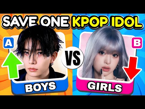 Видео: СПАСТИ ОДНОГО K-POP-АЙДОЛА: ДЕВУШКИ против ПАРНЕЙ 🩷💙 Кого выберешь ты? | Викторина K-Pop 2025