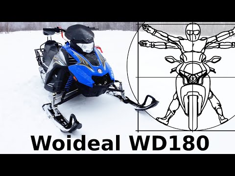 Видео: Китайский снегоход Woideal WD180 – тест и обзор от Дениса Панфёрова