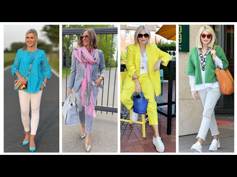 Видео: Натуральные образы для женщин старше 50, 60, 70 лет | Летняя мода 2025 для женщин #womenoutfitsideas