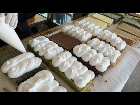 Видео: Полный свежих сливок! Гигантский торт-суфле (Шоколад, мокко, сыр, зеленый чай, оригинальный)