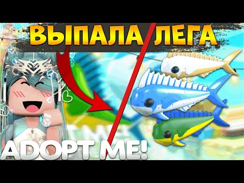 Видео: РЫБАЧУ, ЛЮВЛЮ РЫБ | ВЫПАЛА ЛЕГА???* | Adopt me roblox