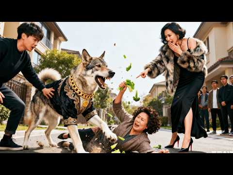 Видео: Собака женщины укусила старушку, та требует на колени—пока жених-CEO не раскрывает: это его мать!