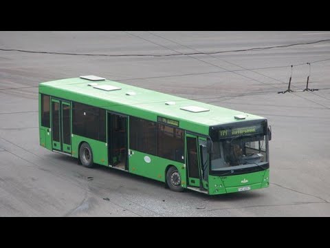 Видео: Автобус Минска МАЗ 203 065 госномер АЕ 4025-7 марш 59