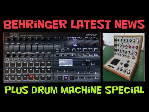 Видео: Последние новости Behringer и специальный выпуск о драм-машинах от 28 октября 2025 г.