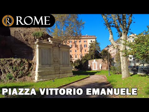 Видео: 🇮🇹 - ROME 4K ● Piazza Vittorio Emanuele II ● [Мульти субтитры]