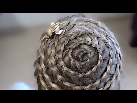 Видео: Детская прическа Улитка. Прически на каждый день