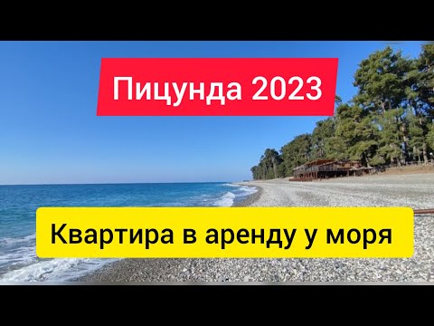 Видео: Квартира у моря в Пицунде. Аренда недвижимости в Абхазии. Пицунда 2023. Абхазия