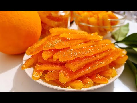 Видео: 🍊Апельсиновые Цукаты🍊Лучший БЫСТРЫЙ Рецепт🎄Новогодние🎄 Рождественские Сладости