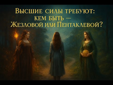 Видео: ❤️‍🔥🤔💰Высшие силы требуют: кем быть — Жезловой или Пентаклевой?