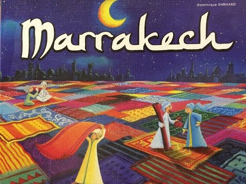 Видео: Играем в настольную игру Marrakech (Марракеш)