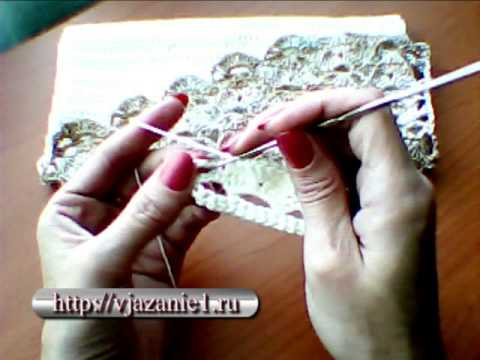 Видео: Ажурный узор крючком
