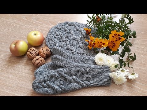 Видео: Шапка, варежки спицами. Часть 9. Фотоальбом.
