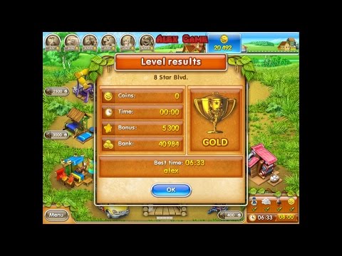 Видео: Farm Frenzy 3 Russian Roulette (8 Star Blvd) only GOLD Веселая ферма 3 Русская Рулетка Звездная 8