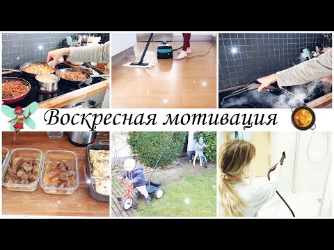 Видео: ВОСКРЕСНАЯ МОТИВАЦИЯ 🐝 ГОТОВИМ НА НЕСКОЛЬКО ДНЕЙ 🥘 УБИРАЕМ 🧼 С НОВЫМ ПАРООЧИСТИТЕЛЕМ Bort/