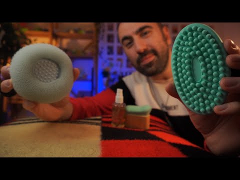 Видео: ASMR Массажная терапия для снятия стресса перед сном [Звуки одеяла]