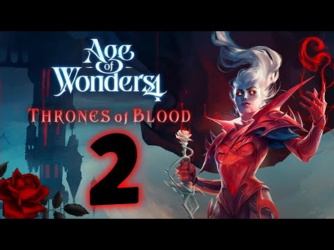 Видео: Age of Wonders 4: Thrones of Blood (дополнение Престолы Крови) сюжетный мир - стрим 2