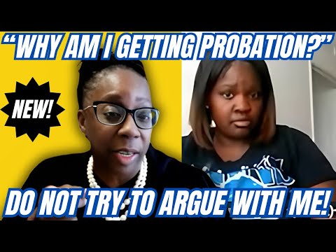 Видео: «Я не хочу проходить испытательный срок!» Судья Брайант не шалит!