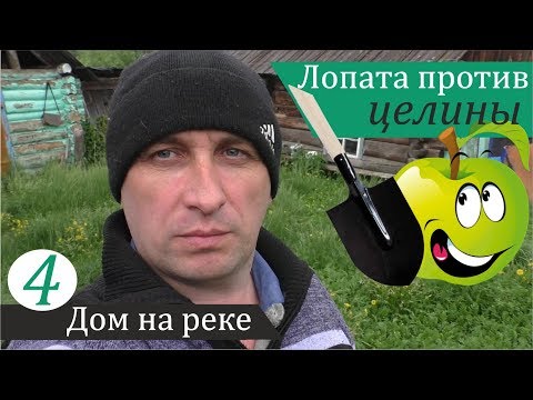 Видео: Лопата против целины. Посадка картофеля с дёгтем. Дом на реке, часть 4