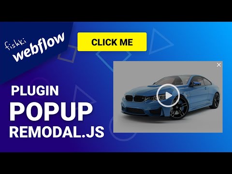 Видео: Remodal js | Плагин управления модальными окнами | webflow