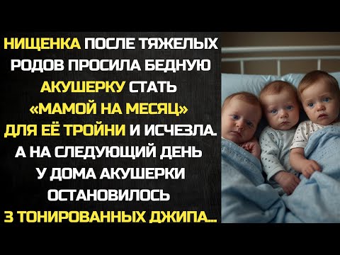 Видео: Нищенка после родов просила акушерку стать «мамой на месяц» для её тройни, а когда у дома...