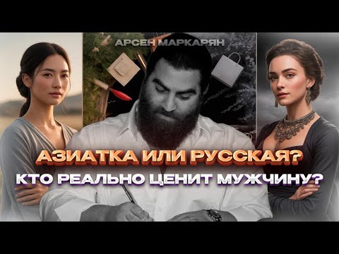 Видео: АЗИАТКА или РУССКАЯ? Кто реально ценит мужчину? | Арсен Маркарян