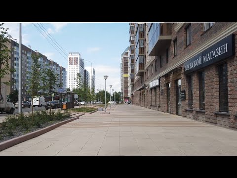 Видео: По летнему городу в сторону ТРЦ Планета ( Красноярск левобережный ) Август 2023