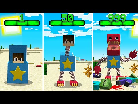 Видео: Я СТАНОВЛЮСЬ БОКСИ БУ С КАЖДЫМ УРОВНЕМ В МАЙНКРАФТ! ЕНОТИК BOXY BOO MINECRAFT