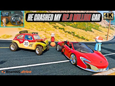 Видео: Тест модификации McLaren 650S BeamNG | Реалистичное вождение суперкара с Logitech G29