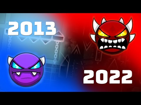 Видео: СЛОЖНЕЙШИЙ УРОВЕНЬ КАЖДОГО ГОДА с 2013 по 2022 | Geometry Dash 2.11