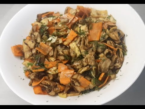 Видео: Салата от гриловани зеленчуци - Salad from grilled vegetables