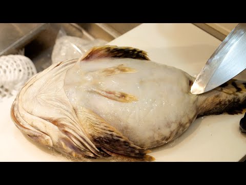 Видео: [Слишком вонючее] Много чего я никогда раньше не видел из желудка странной рыбы.