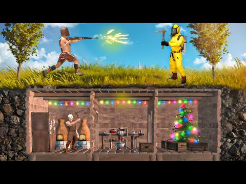 Видео: ВЫЖИВАНИЕ с НУЛЯ! ЖИВУ в СЕКРЕТНОЙ ЗЕМЛЯНКЕ в ОКСАЙД | Oxide: Survival island