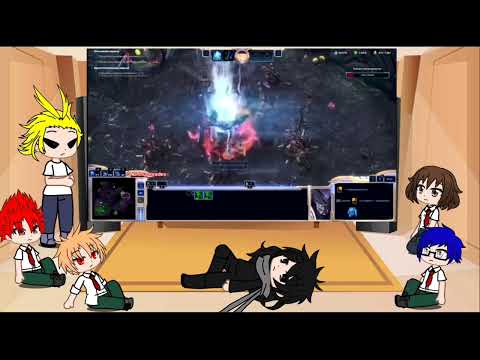 Видео: Глава3.2 Реакция Мга на StarCraft2/MHA react to StarCraft2 (Izuku/Jim Au)/gacha club