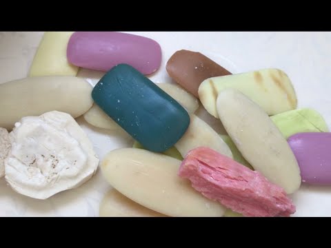 Видео: ASMR SOAP # 5 /Soap residue is very dry / Обмылочки очень сухие