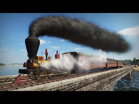Видео: Я КУПИЛ ПАРОВОЗ! СТРОИМ ЖЕЛЕЗНЫЕ ДОРОГИ НА ДИКОМ ЗАПАДЕ - TRANSPORT FEVER 2