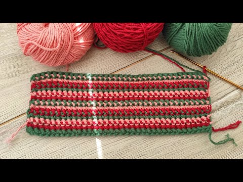 Видео: Великолепный узор крючком для ковриков и пледов 🌹 How to crochet a carpet