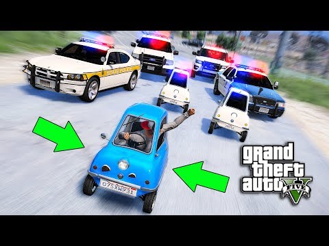 Видео: УГАРНАЯ ПОГОНЯ ЗА МАЛЕНЬКИМ PEEL P50 В GTA 5 ONLINE! ПОЛИЦЕЙСКИЕ ДОГОНЯЛКИВ В ГТА 5!
