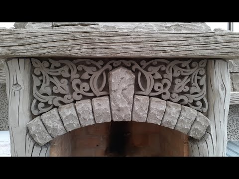 Видео: Мангальный комплекс - отделка Арт бетоном | Barbecue complex - finishing with Art concrete