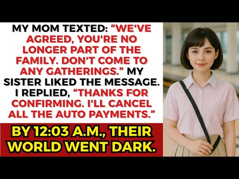 Видео: Мама написала: «Мы договорились. Ты больше не часть нашей семьи». В полночь — к рассвету они поте...