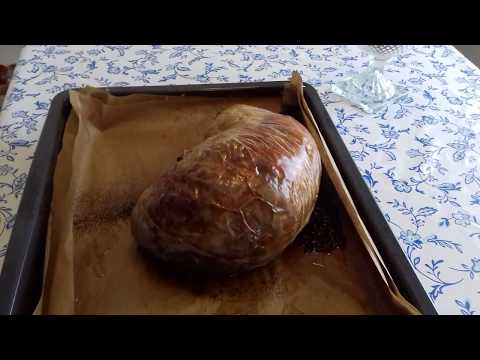 Видео: ковбык -старинный рецепт начинки свиного желудка.вегетарианцам не смотреть!