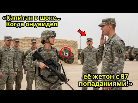 Видео: Капитан в шоке… Когда он увидел её жетон с 87 попаданиями!