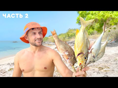 Видео: Остался Жить на Острове Игуан — Ловля Крабов Голыми Руками! (Часть 2)